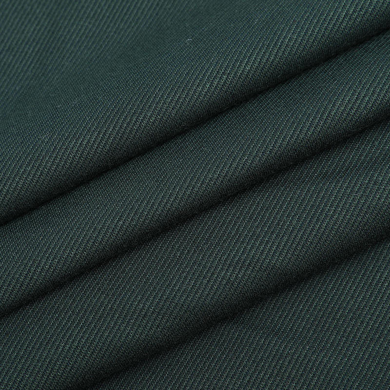 40s R + 75/40 Polyester Covered Spandex Double-Sided Twill Tela